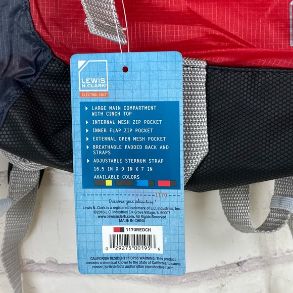 Lewis N Clark Electrolight Backpack NWT!!!!! - Picture 2 of 7